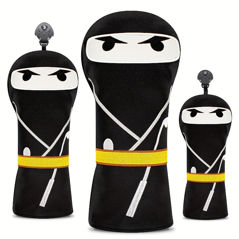 Golf Equipment Suppliers - Samurai Pattern Black Golf Club Head