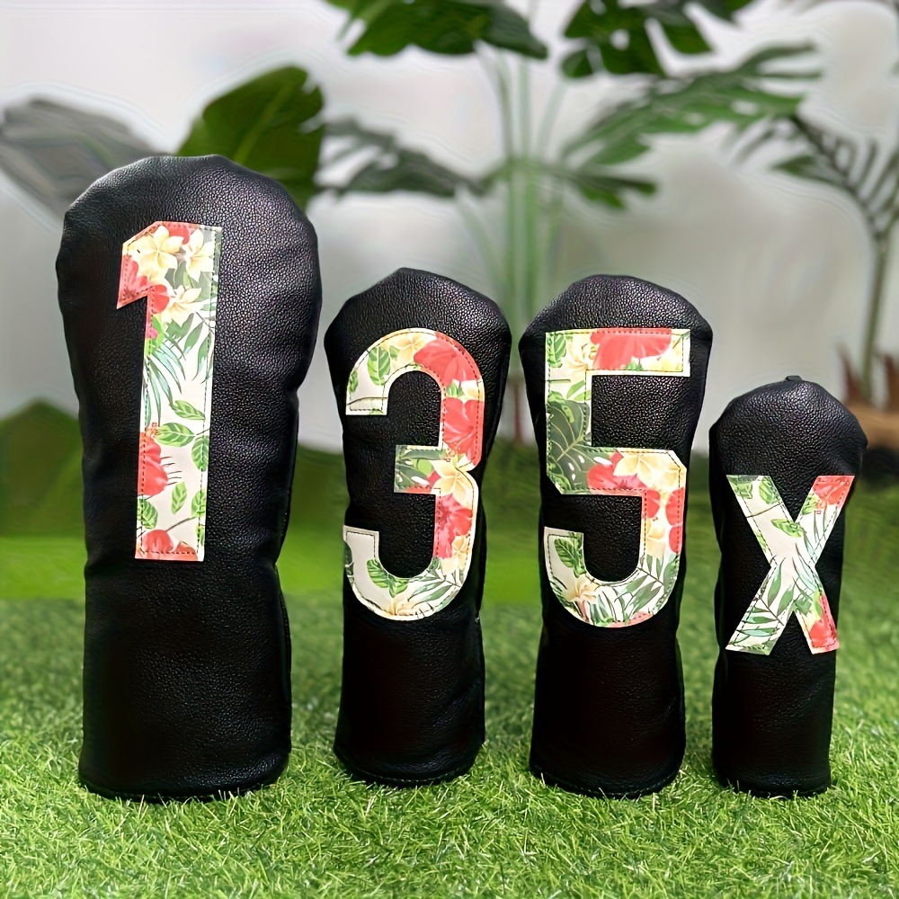 Headcover Driver - Golf Club Covers, Leather, Numbered, Driver,