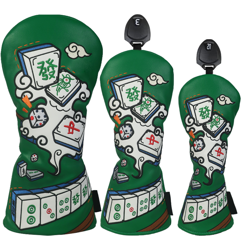 Golf Equipment Suppliers - Golf Club Cover, Mahjong Style, Driver,