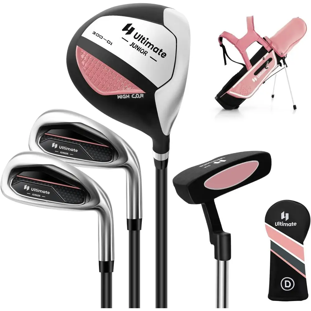 Youth Golf Club Set with Stand – Golf Equipment For Youth recenzja i cena