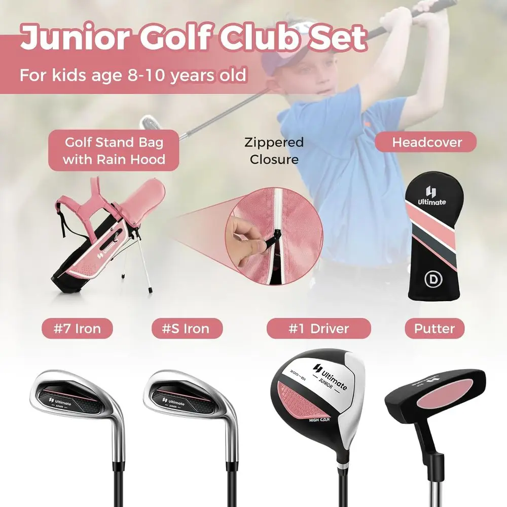 Youth Golf Club Set with Stand – Golf Equipment For Youth recenzja i cena