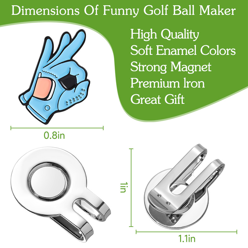 OK Sign Golf Hat Clip Ball Mar – Ball Marker Set recenzja i cena