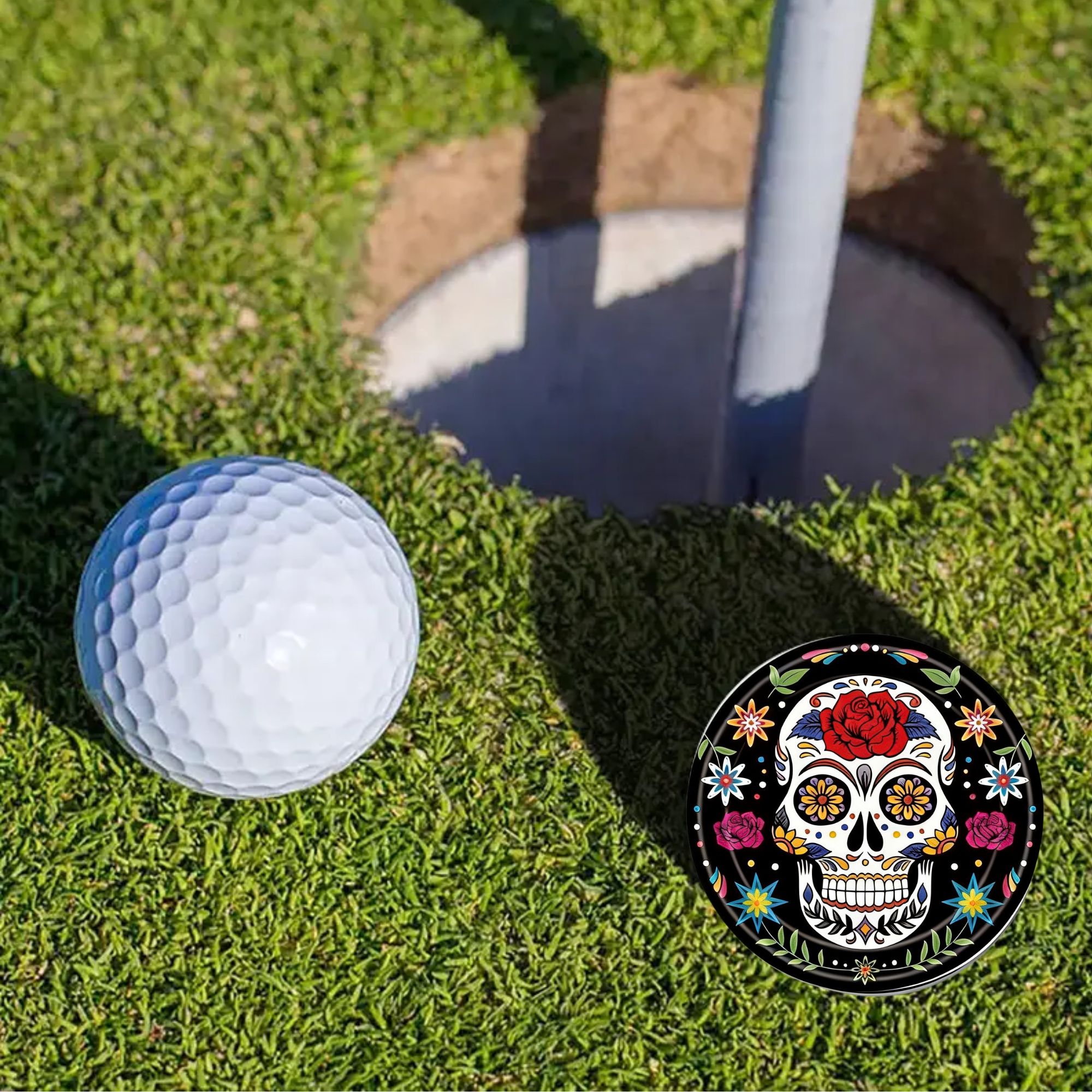 6 pcs Funny Skull Design Golf  – Ball Marker Set recenzja i cena