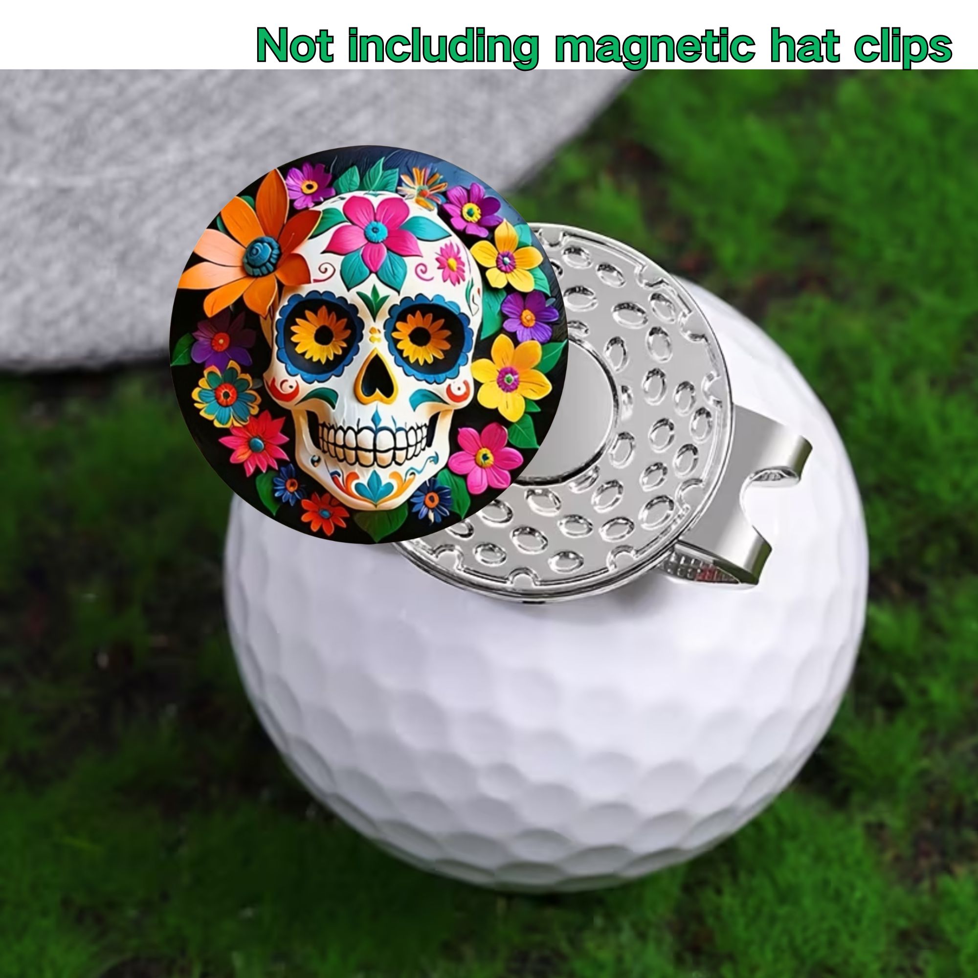 6 pcs Funny Skull Design Golf  – Ball Marker Set recenzja i cena