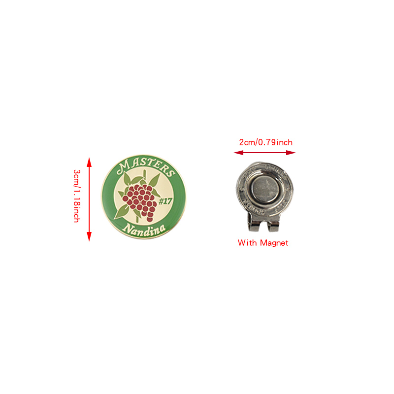 6 Pcs/Set Golf Ball Marker Hat – Ball Marker Set recenzja i cena
