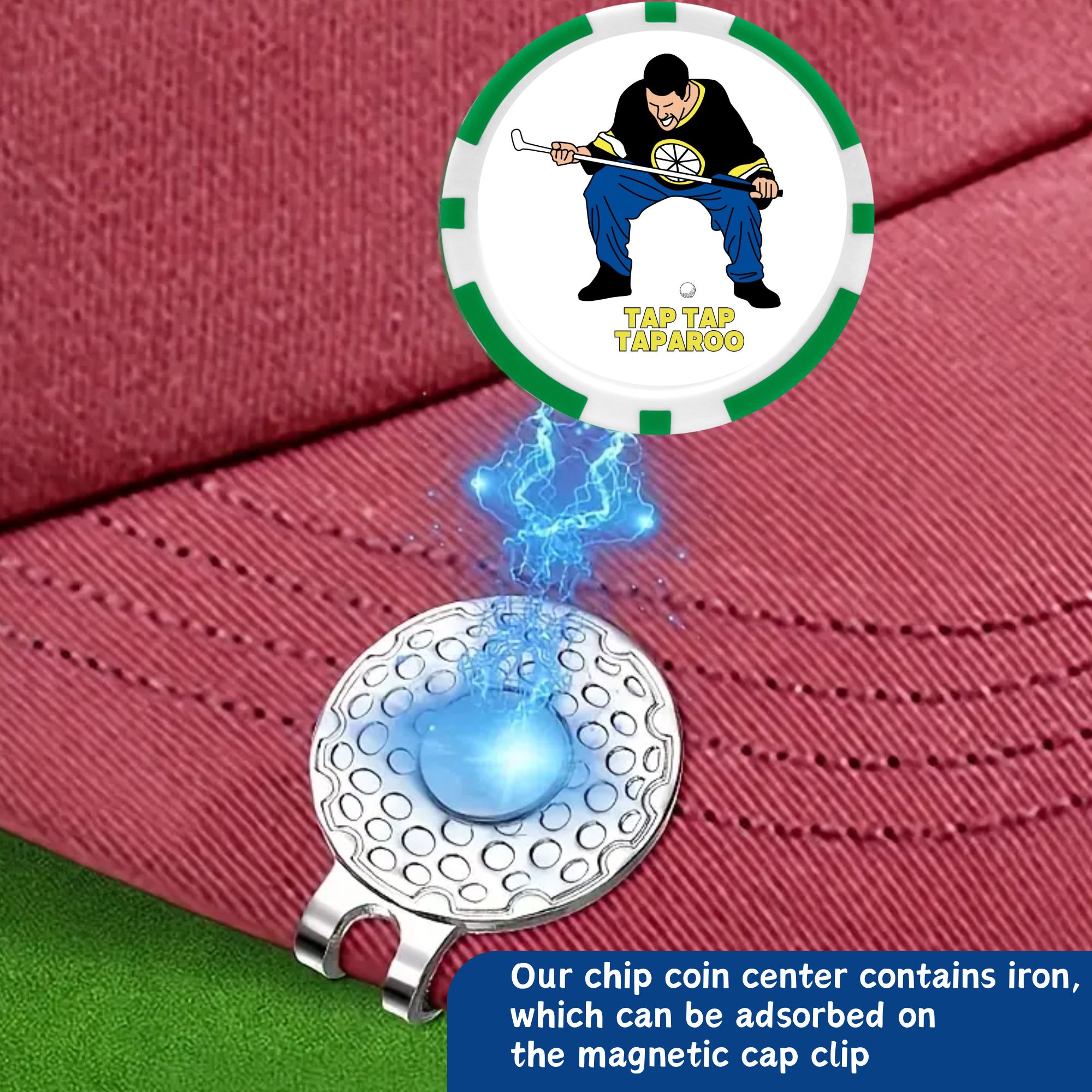 9 counts EA ABS Golf Poker Bal – Ball Marker Set recenzja i cena