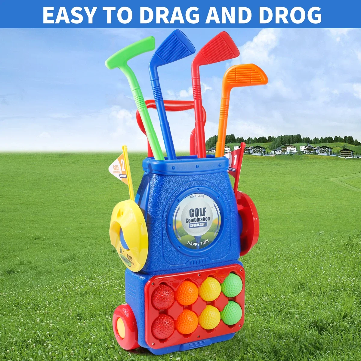 Upgraded Kids Golf Cart Toy wi – Golf Equipment For Kids recenzja i cena