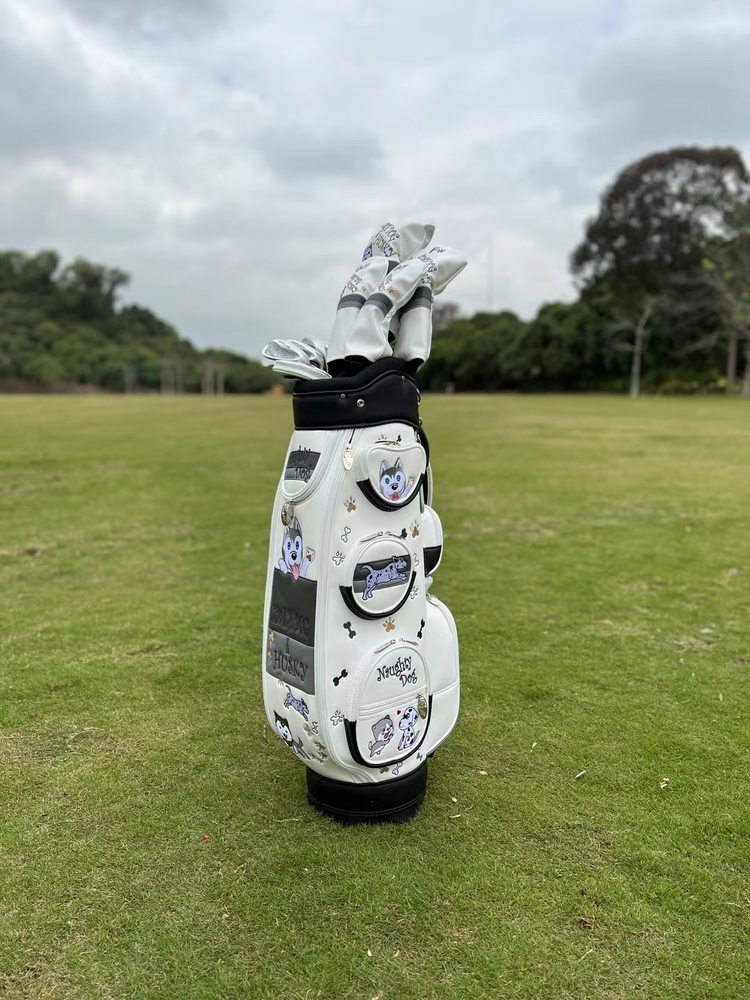 Happy dog ​​cartoon image golf – Golf Equipment Images recenzja i cena
