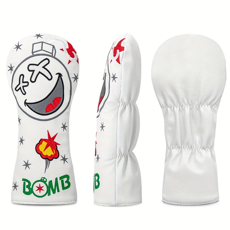 Golf Club Head Cover - White,  – Golf Equipment Suppliers recenzja i cena