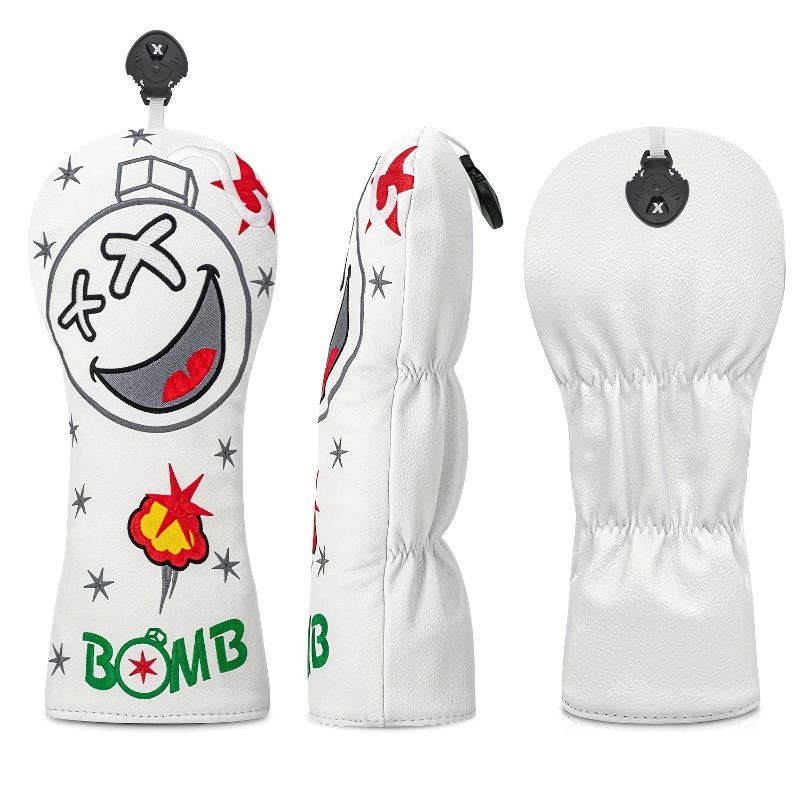 Golf Club Head Cover - White,  – Golf Equipment Suppliers recenzja i cena