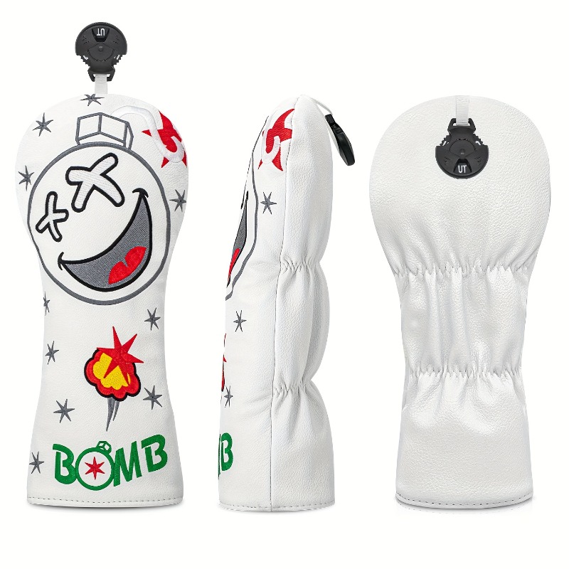 Golf Club Head Cover - White,  – Golf Equipment Suppliers recenzja i cena