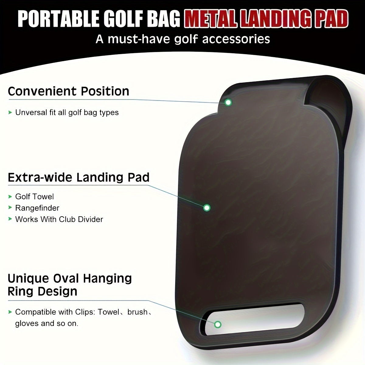 Magnetic Golf Bag Landing Pad（ – Golf Equipment Stores recenzja i cena