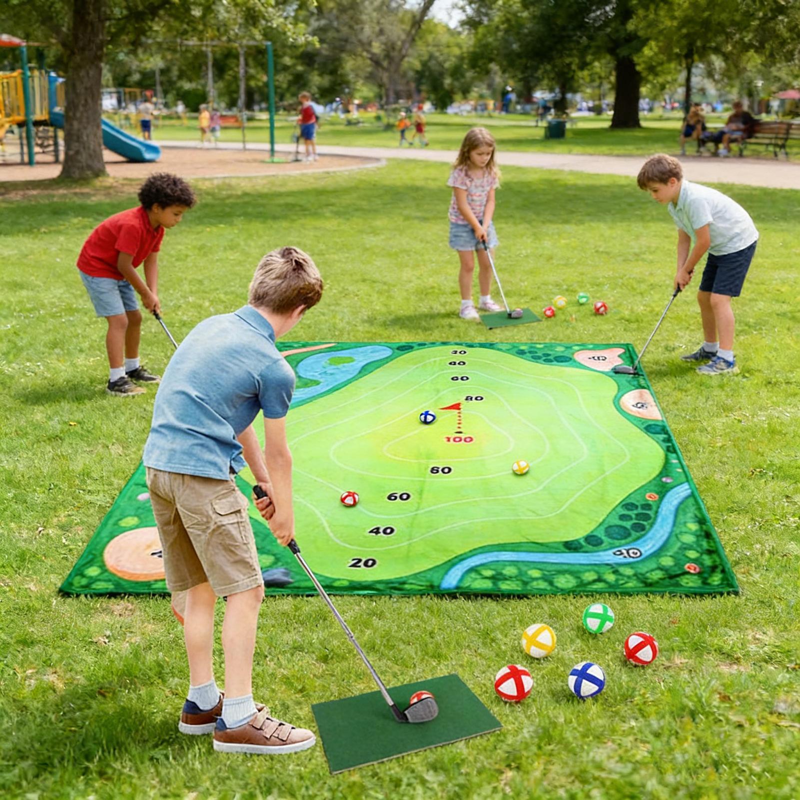 Golf Practice Mat Exercise Pra – Golf Equipment For Kids recenzja i cena