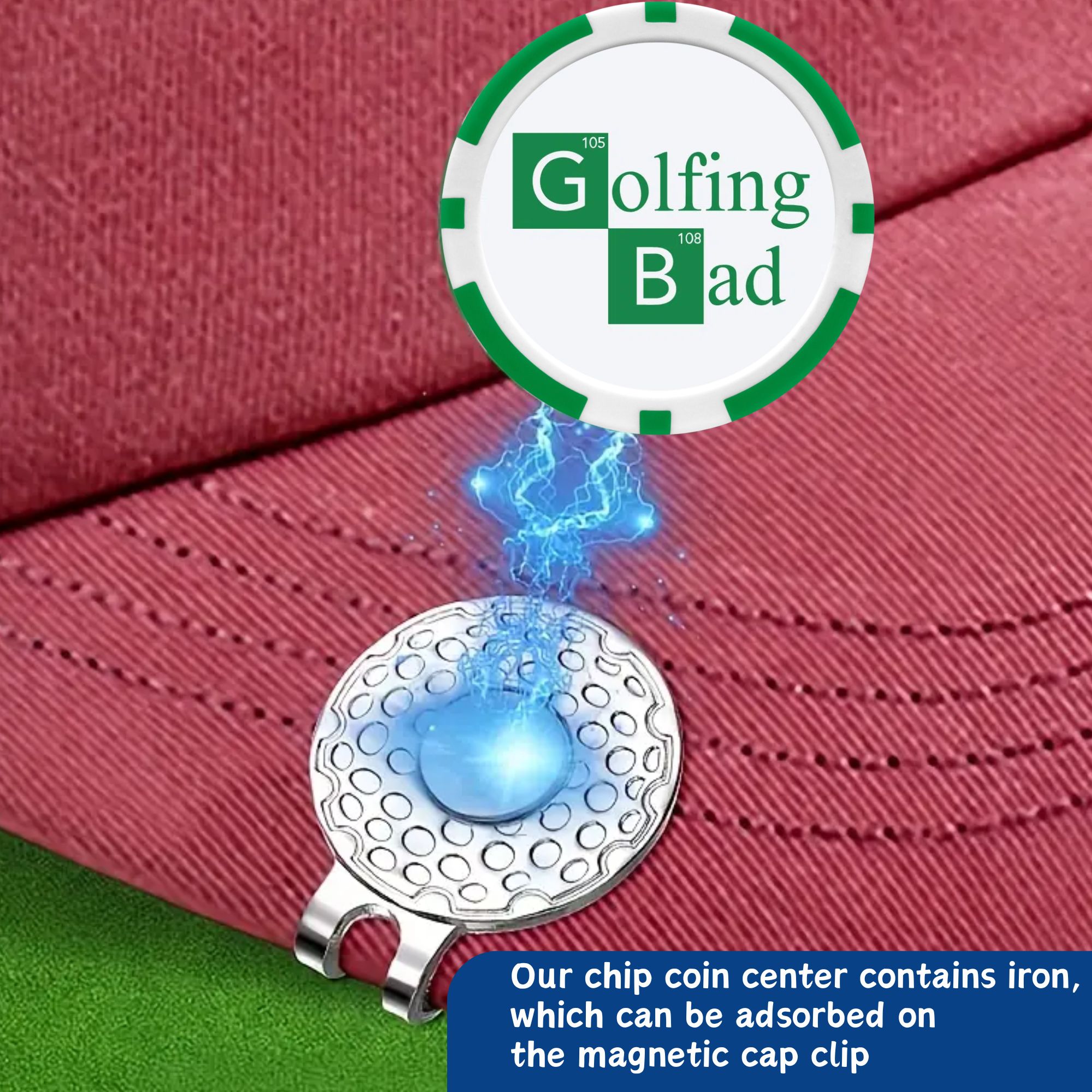 9 counts EA ABS Golf Poker Bal – Ball Marker Set recenzja i cena