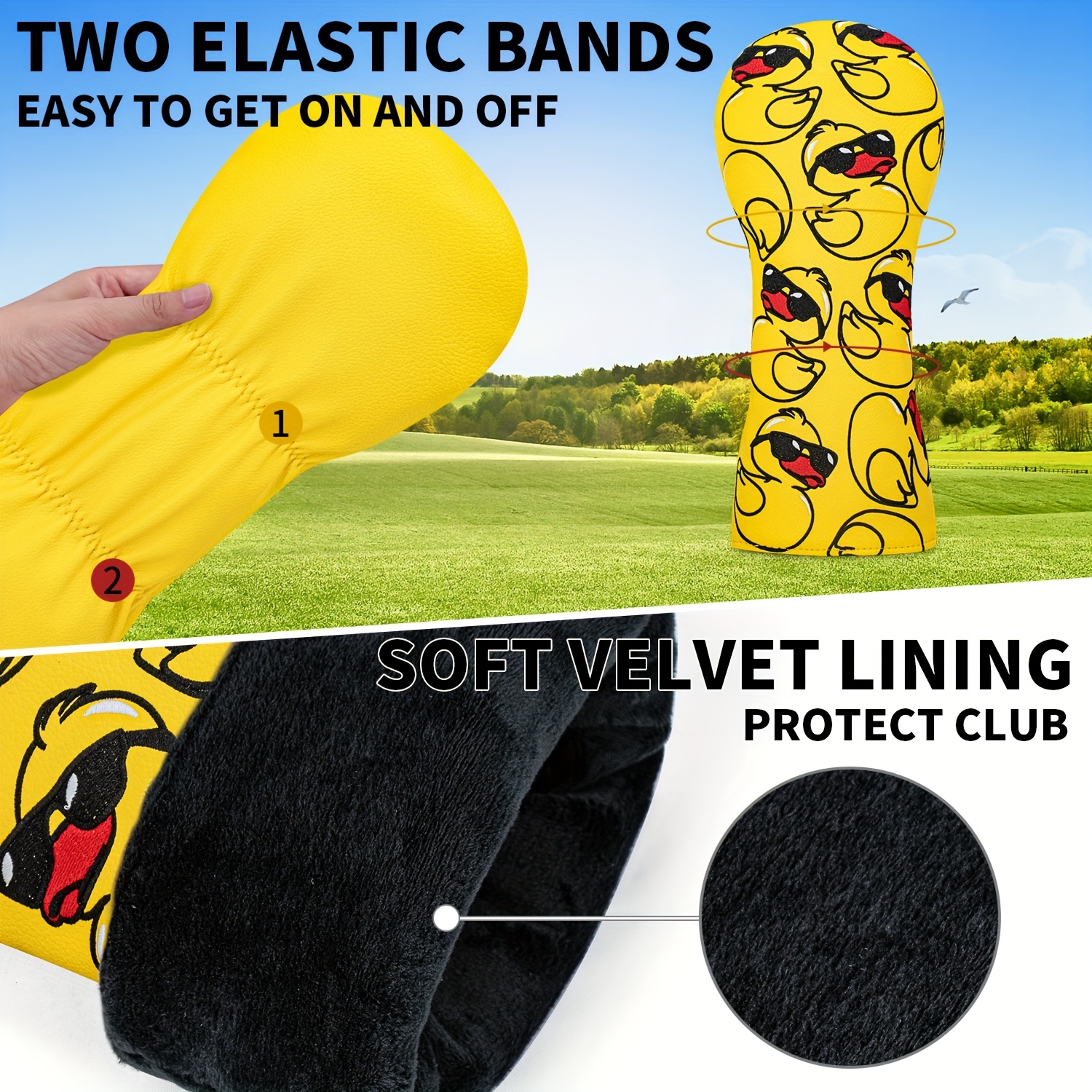 Adorable Yellow Duck-Themed Go – Golf Equipment Suppliers recenzja i cena