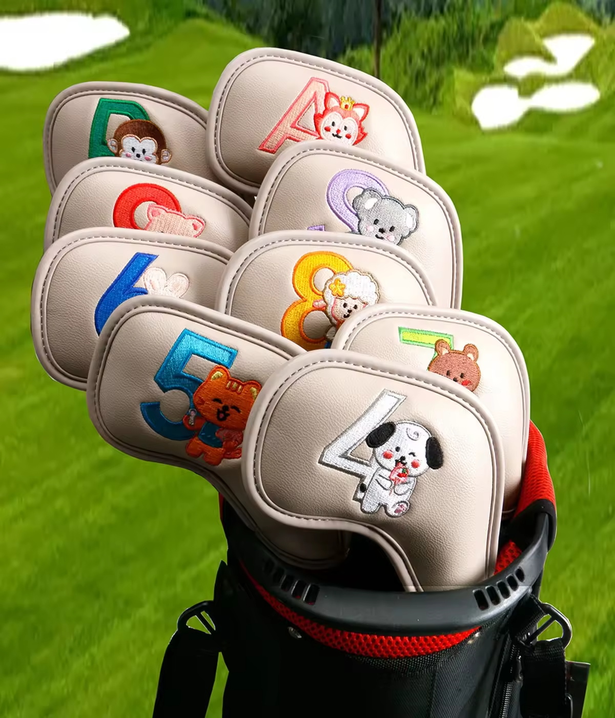 9Pcs Cute Cartoon Animal Golf  – Golf Equipment Suppliers recenzja i cena