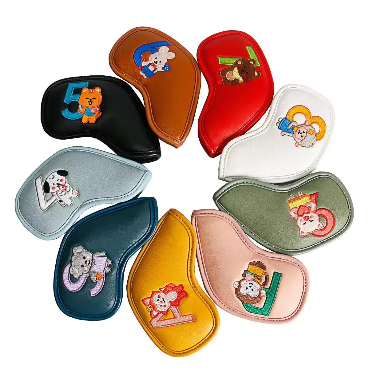 9Pcs Cute Cartoon Animal Golf  – Golf Equipment Suppliers recenzja i cena