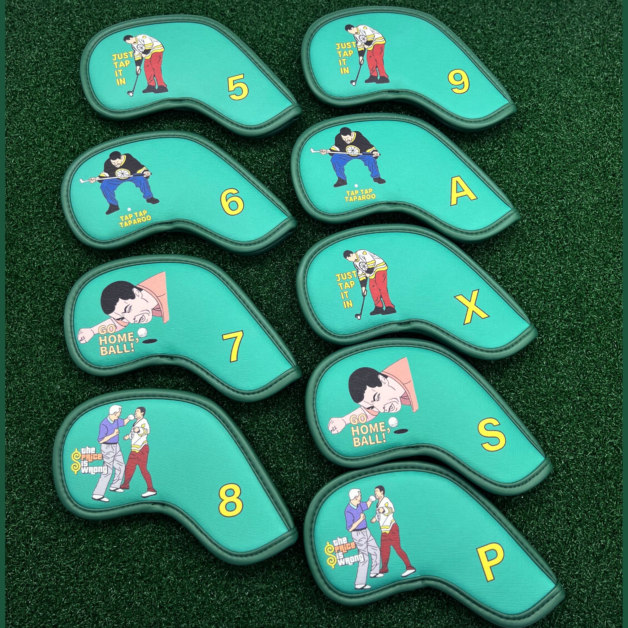 9 pcs Golf Iron Covers with Fu – Golf Equipment Suppliers recenzja i cena