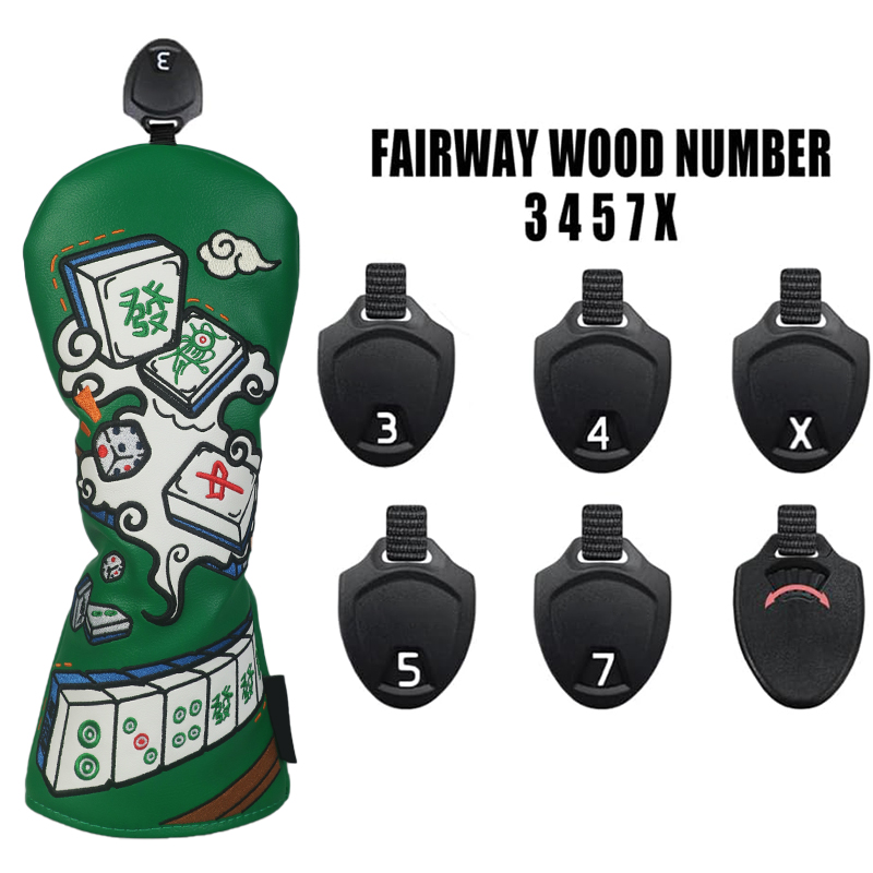 Golf Club Cover, Mahjong Style – Golf Equipment Suppliers recenzja i cena
