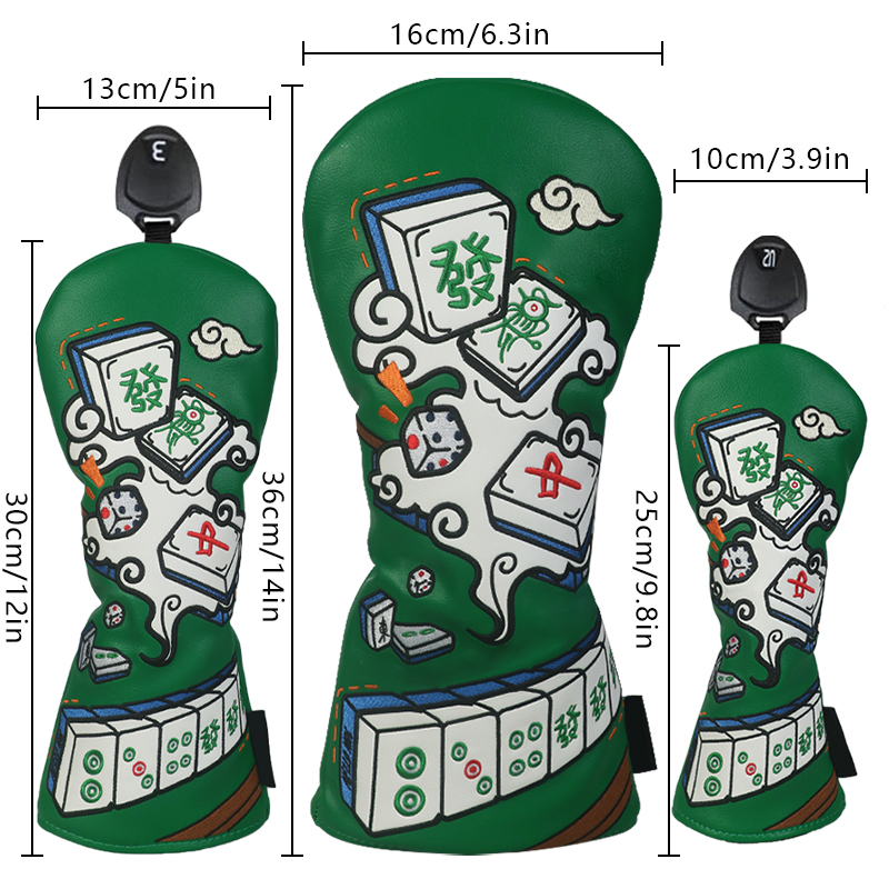 Golf Club Cover, Mahjong Style – Golf Equipment Suppliers recenzja i cena